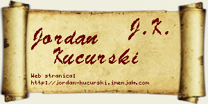 Jordan Kucurski vizit kartica